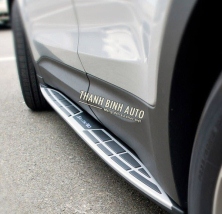 Bâc bệ bước chân Hyundai Santafe 2015 có chữ